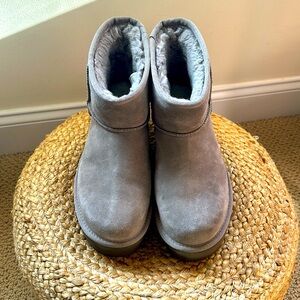 UGG platform classic mini-smoke plum-worn 4 times!